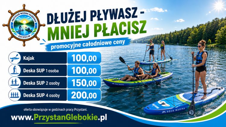 DŁUŻEJ PŁYWASZ - MNIEJ PŁACISZ