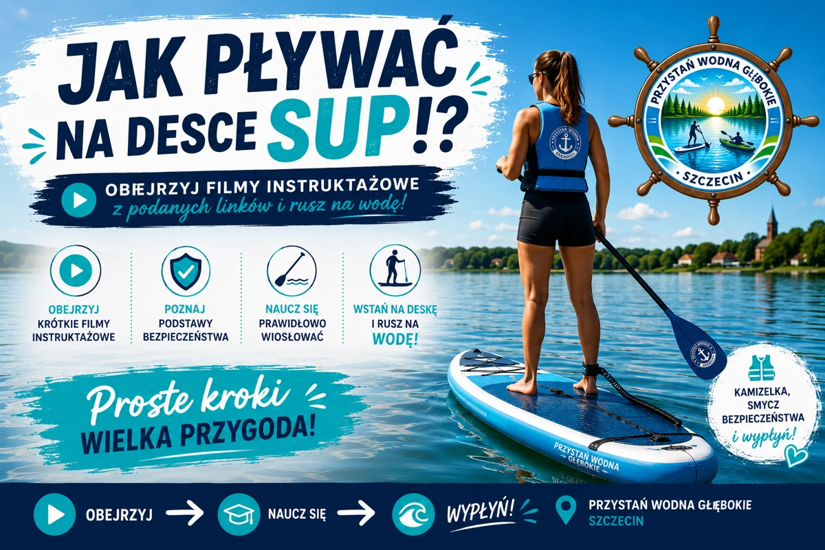 Bosman Robert zachęca do obejrzenia filmów instruktażowych SUP